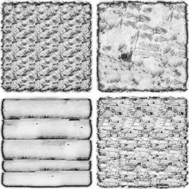 grunge doku arkaplanı, soyut doku seti ve eski beton duvarın arka planı 