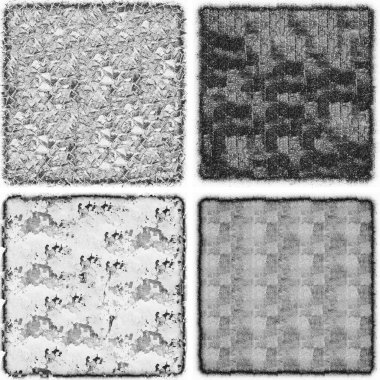 grunge doku arkaplanı, soyut doku seti ve eski beton duvarın arka planı 