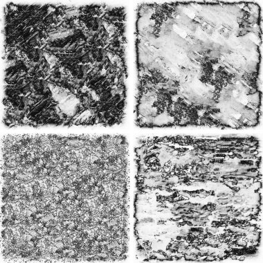 grunge doku arkaplanı, soyut doku seti ve eski beton duvarın arka planı 