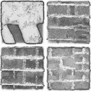 grunge doku arkaplanı, soyut doku seti ve eski beton duvarın arka planı 