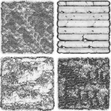 grunge doku arkaplanı, soyut doku seti ve eski beton duvarın arka planı 