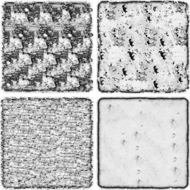 grunge doku arkaplanı, soyut doku seti ve eski beton duvarın arka planı 