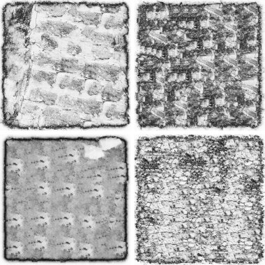 grunge doku arkaplanı, soyut doku seti ve eski beton duvarın arka planı 