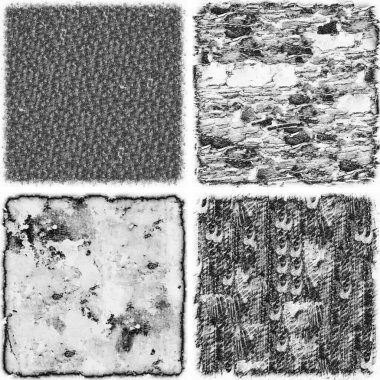 grunge doku arkaplanı, soyut doku seti ve eski beton duvarın arka planı 