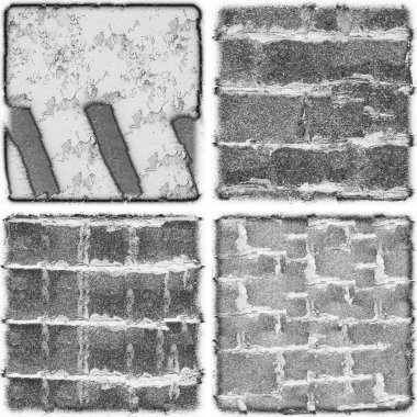 grunge doku arkaplanı, soyut doku seti ve eski beton duvarın arka planı 