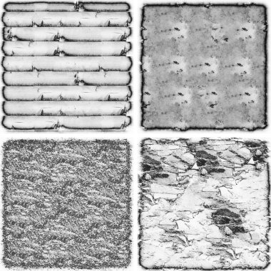 grunge doku arkaplanı, soyut doku seti ve eski beton duvarın arka planı 