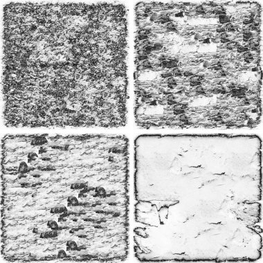 grunge doku arkaplanı, soyut doku seti ve eski beton duvarın arka planı 