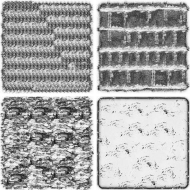 grunge doku arkaplanı, soyut doku seti ve eski beton duvarın arka planı 