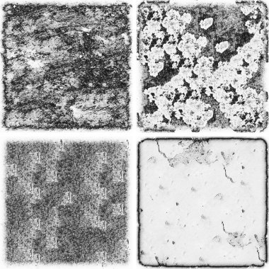 grunge doku arkaplanı, soyut doku seti ve eski beton duvarın arka planı 