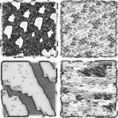grunge doku arkaplanı, soyut doku seti ve eski beton duvarın arka planı 