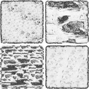 grunge doku arkaplanı, soyut doku seti ve eski beton duvarın arka planı 