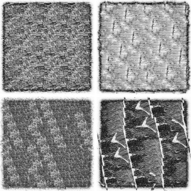 grunge doku arkaplanı, soyut doku seti ve eski beton duvarın arka planı 