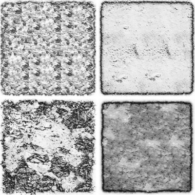 grunge doku arkaplanı, soyut doku seti ve eski beton duvarın arka planı 