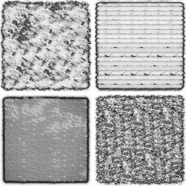 grunge doku arkaplanı, soyut doku seti ve eski beton duvarın arka planı 