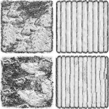 grunge doku arkaplanı, soyut doku seti ve eski beton duvarın arka planı 