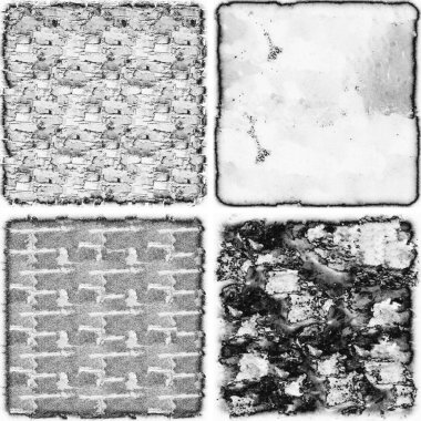 grunge doku arkaplanı, soyut doku seti ve eski beton duvarın arka planı 