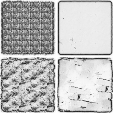 grunge doku arkaplanı, soyut doku seti ve eski beton duvarın arka planı 