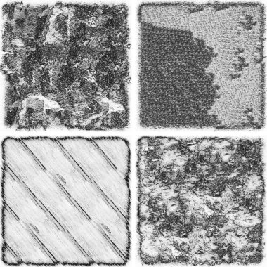 grunge doku arkaplanı, soyut doku seti ve eski beton duvarın arka planı 