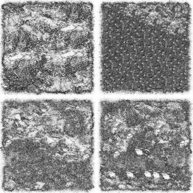 grunge doku arkaplanı, soyut doku seti ve eski beton duvarın arka planı 