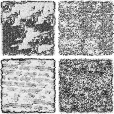 grunge doku arkaplanı, soyut doku seti ve eski beton duvarın arka planı 