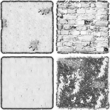 grunge doku arkaplanı, soyut doku seti ve eski beton duvarın arka planı 