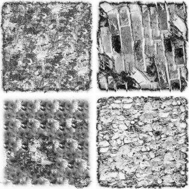 grunge doku arkaplanı, soyut doku seti ve eski beton duvarın arka planı 