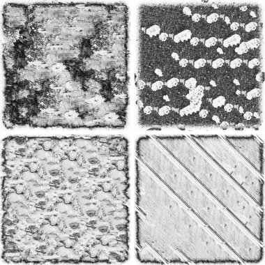grunge doku arkaplanı, soyut doku seti ve eski beton duvarın arka planı 