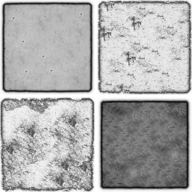 grunge doku arkaplanı, soyut doku seti ve eski beton duvarın arka planı 