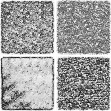 grunge doku arkaplanı, soyut doku seti ve eski beton duvarın arka planı 