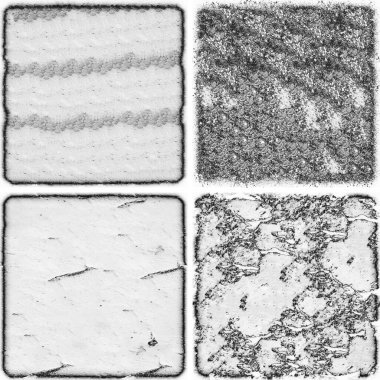 grunge doku arkaplanı, soyut doku seti ve eski beton duvarın arka planı 