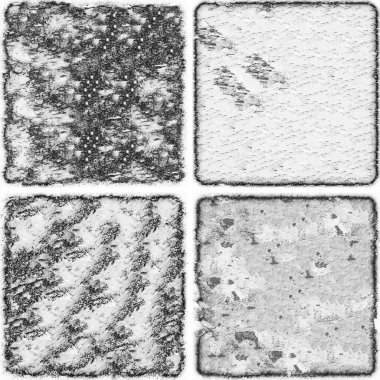 grunge doku arkaplanı, soyut doku seti ve eski beton duvarın arka planı 