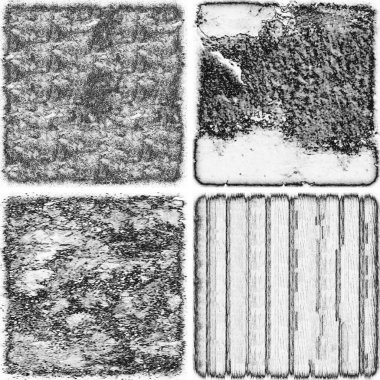 grunge doku arkaplanı, soyut doku seti ve eski beton duvarın arka planı 