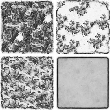 grunge doku arkaplanı, soyut doku seti ve eski beton duvarın arka planı 