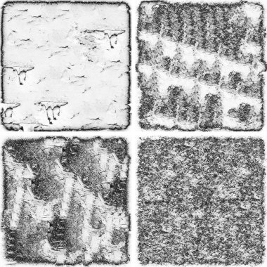 grunge doku arkaplanı, soyut doku seti ve eski beton duvarın arka planı 