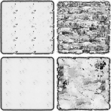 grunge doku arkaplanı, soyut doku seti ve eski beton duvarın arka planı 