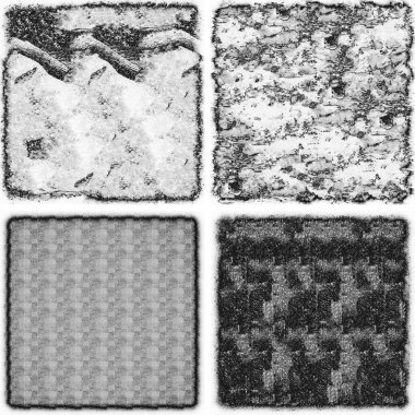 grunge doku arkaplanı, soyut doku seti ve eski beton duvarın arka planı 