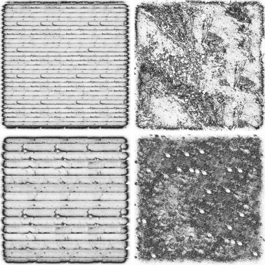 grunge doku arkaplanı, soyut doku seti ve eski beton duvarın arka planı 