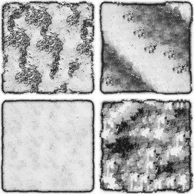 grunge doku arkaplanı, soyut doku seti ve eski beton duvarın arka planı 