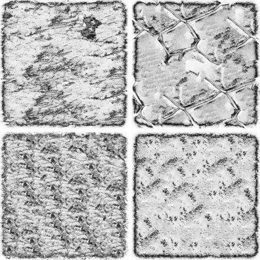 grunge doku arkaplanı, soyut doku seti ve eski beton duvarın arka planı 