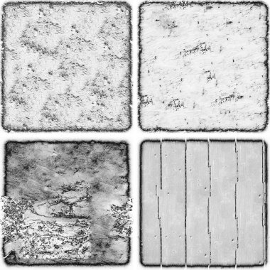 grunge doku arkaplanı, soyut doku seti ve eski beton duvarın arka planı 