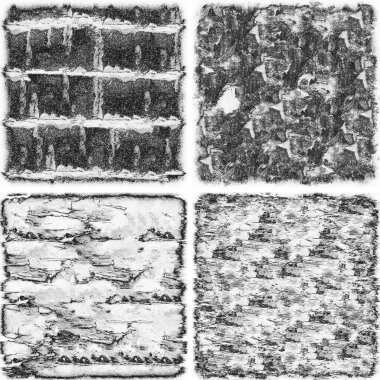 grunge doku arkaplanı, soyut doku seti ve eski beton duvarın arka planı 