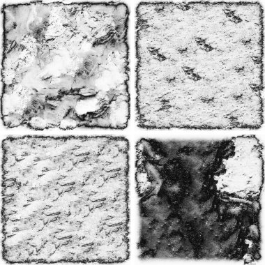 grunge doku arkaplanı, soyut doku seti ve eski beton duvarın arka planı 