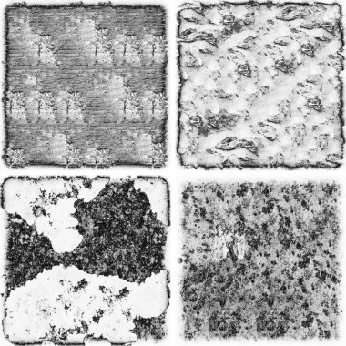 grunge doku arkaplanı, soyut doku seti ve eski beton duvarın arka planı 