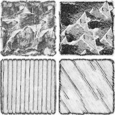 grunge doku arkaplanı, soyut doku seti ve eski beton duvarın arka planı 