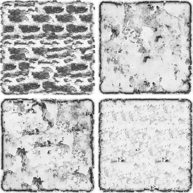 grunge doku arkaplanı, soyut doku seti ve eski beton duvarın arka planı 