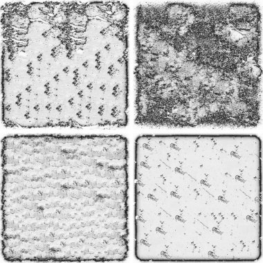 grunge doku arkaplanı, soyut doku seti ve eski beton duvarın arka planı 