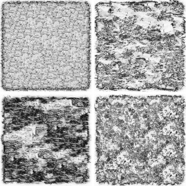 grunge doku arkaplanı, soyut doku seti ve eski beton duvarın arka planı 