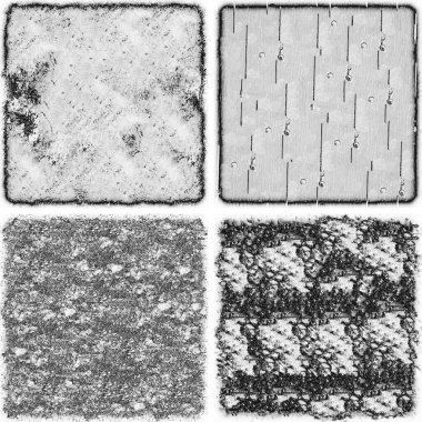 grunge doku arkaplanı, soyut doku seti ve eski beton duvarın arka planı 