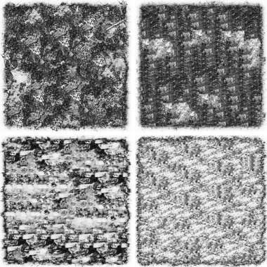 grunge doku arkaplanı, soyut doku seti ve eski beton duvarın arka planı 