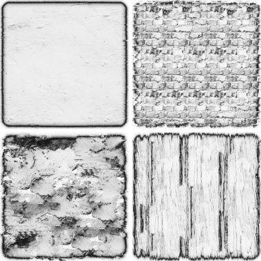 grunge doku arkaplanı, soyut doku seti ve eski beton duvarın arka planı 